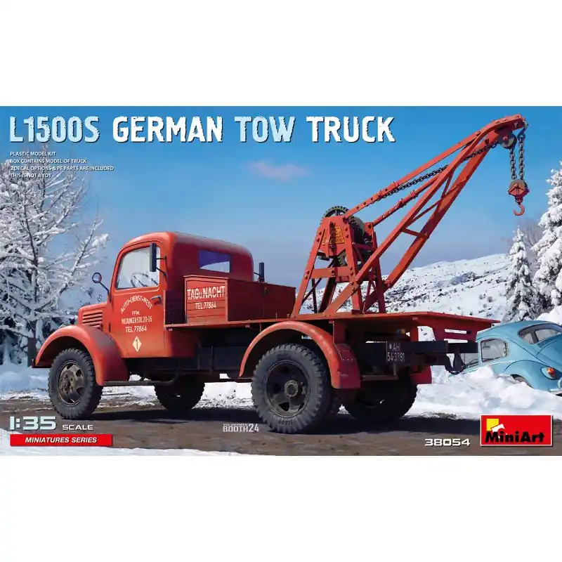 Bon Plan MINIART 38054 MAQUETTE L1500S GERMAN TOW TRUCK 1/35