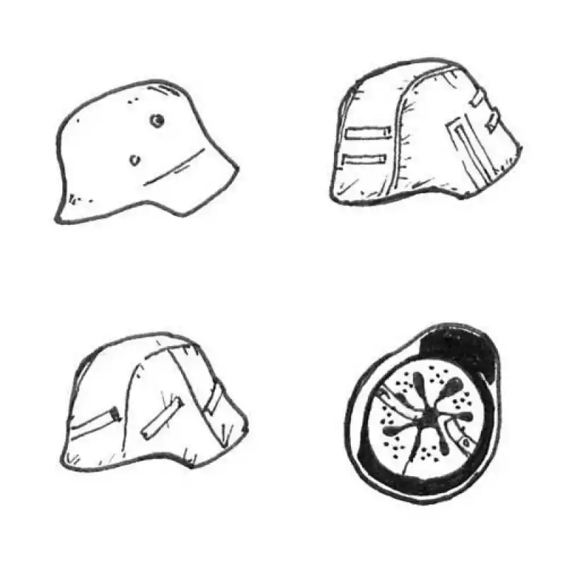 Commande En Gros CMK 129-B35085 BLITZ GERMAN WWII HELMETS 6 PCS 1/35