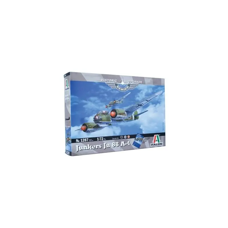 ITALERI 1287 MAQUETTE AVION JUNKERS JU-88 A-4 1/72 Certifié