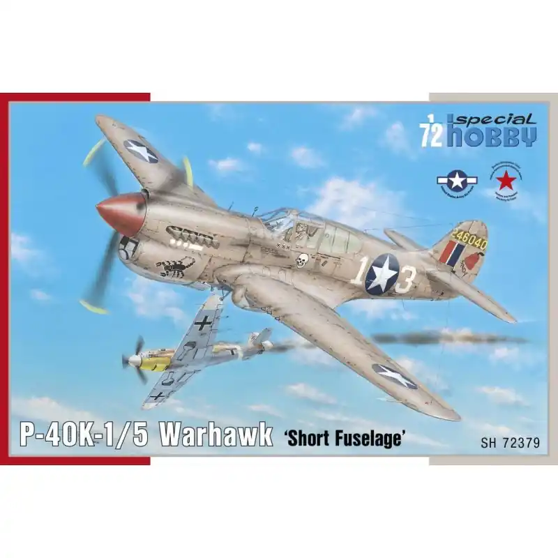 SPECIAL HOBBY 72379 MAQUETTE AVION P-40K-1/5 WARHAWK "SHORT FUSELAGE" 1/72 Affaire À Saisir