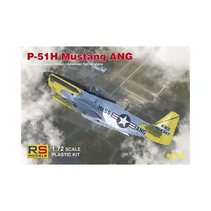 Vente Flash RS MODELS 92148 MAQUETTE P-51H MUSTANG ANG 1/72 (5 decal v. for ANG)