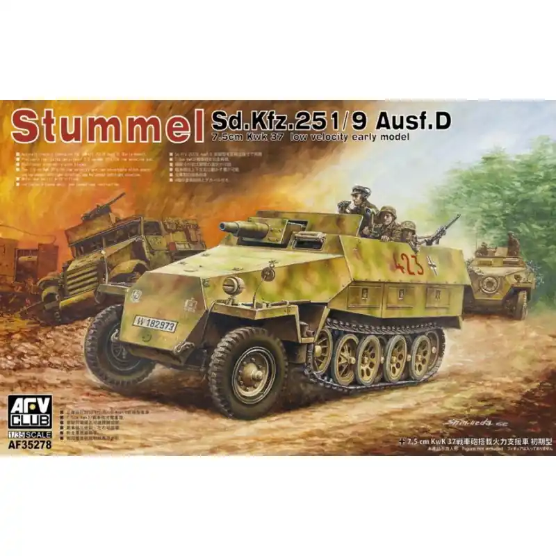 Marque AFV CLUB AF35278 MAQUETTE MILITAIRE SD.KFZ. 251/9 AUSF. D EARLY 1/35