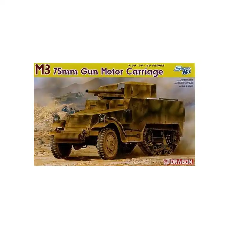 DRAGON 6467 MAQUETTE MILITAIRE CHAR M3 75MM GUN MOTOR CARRIAGE 1/35 Bon Marché