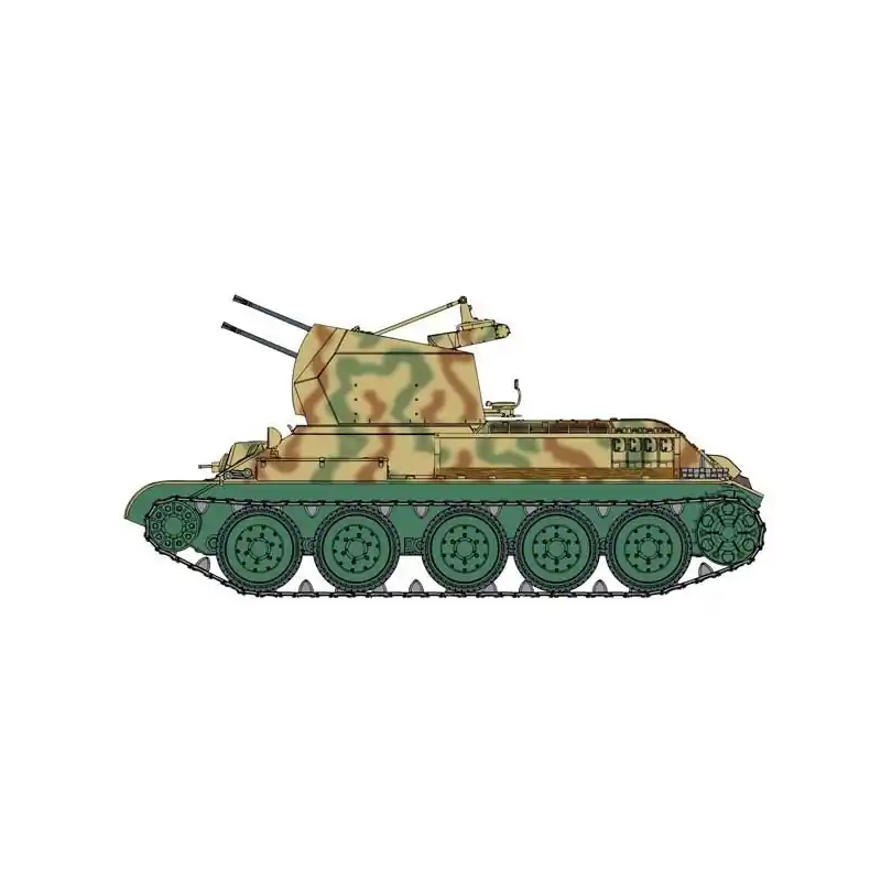 Solde DRAGON 6599 MAQUETTE MILITAIRE FLAKPANZER T-34 SMART KIT 1/35