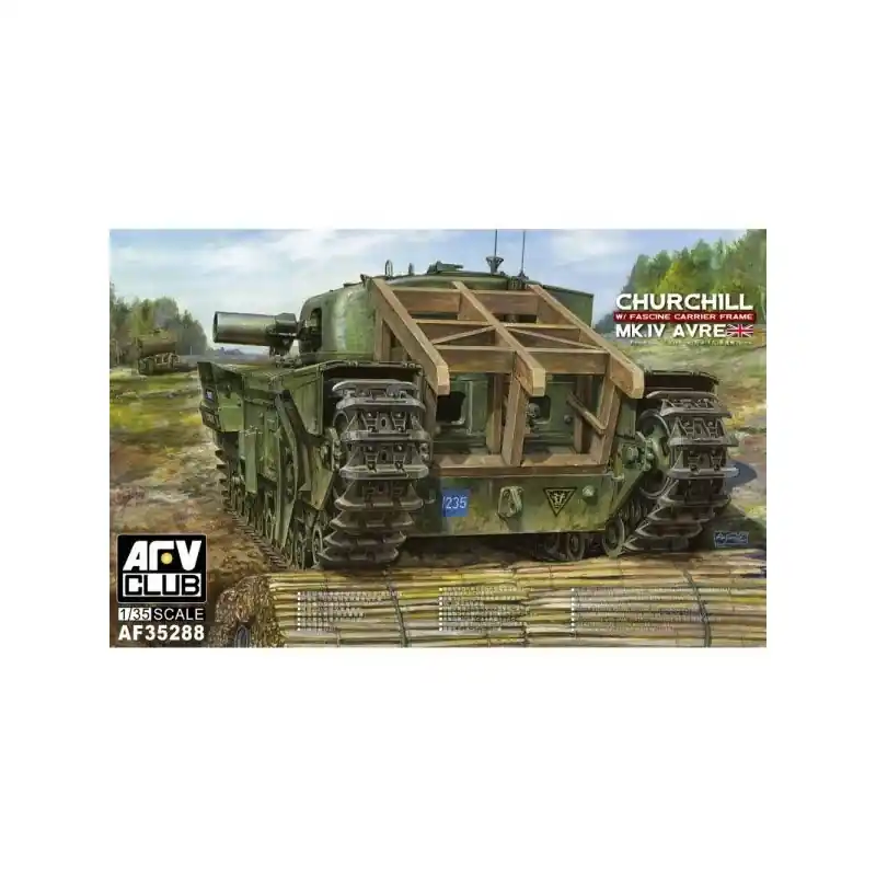 Livraison Express AFV CLUB AF35288 MAQUETTE MILITAIRE CHURCHILL MK IV AVRE AVEC PORTE-FASCINE 1/35