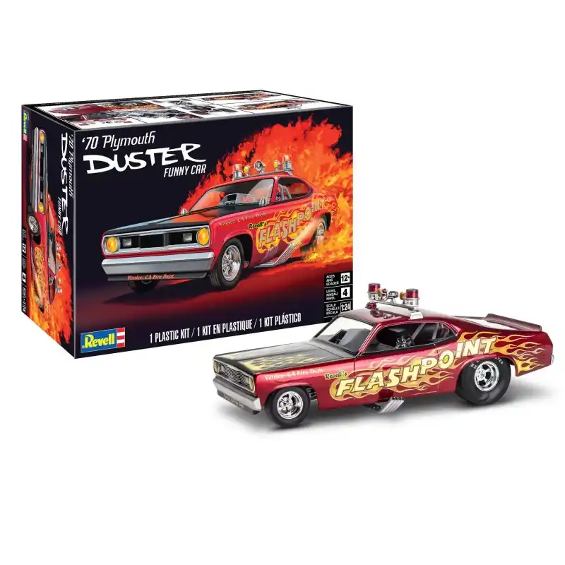 Expédié Aujourd'hui REVELL 14528 1970 PLYMOUTH DUSTER MAQUETTE REVELL 1/24