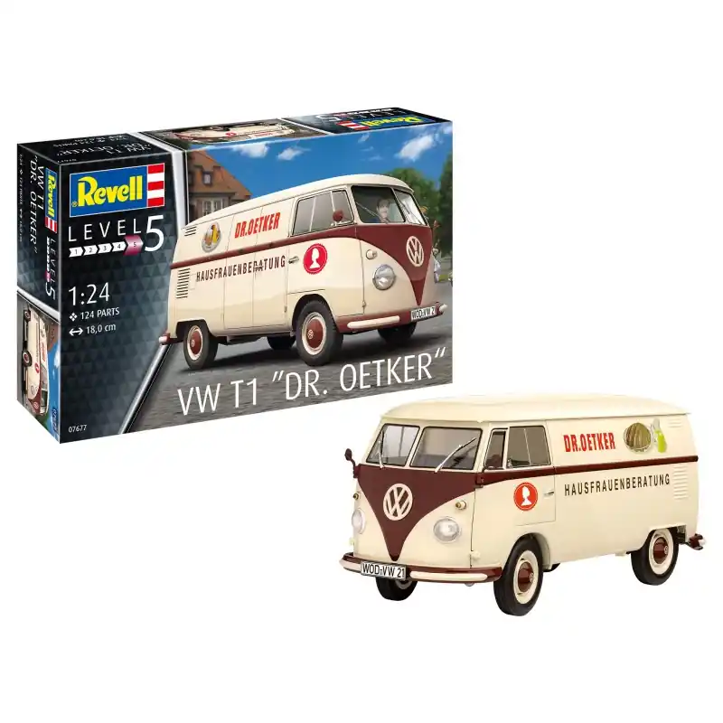 REVELL 07677 VW T1 "DR. OETKER" MAQUETTE REVELL 1/24 Expédié Aujourd'hui