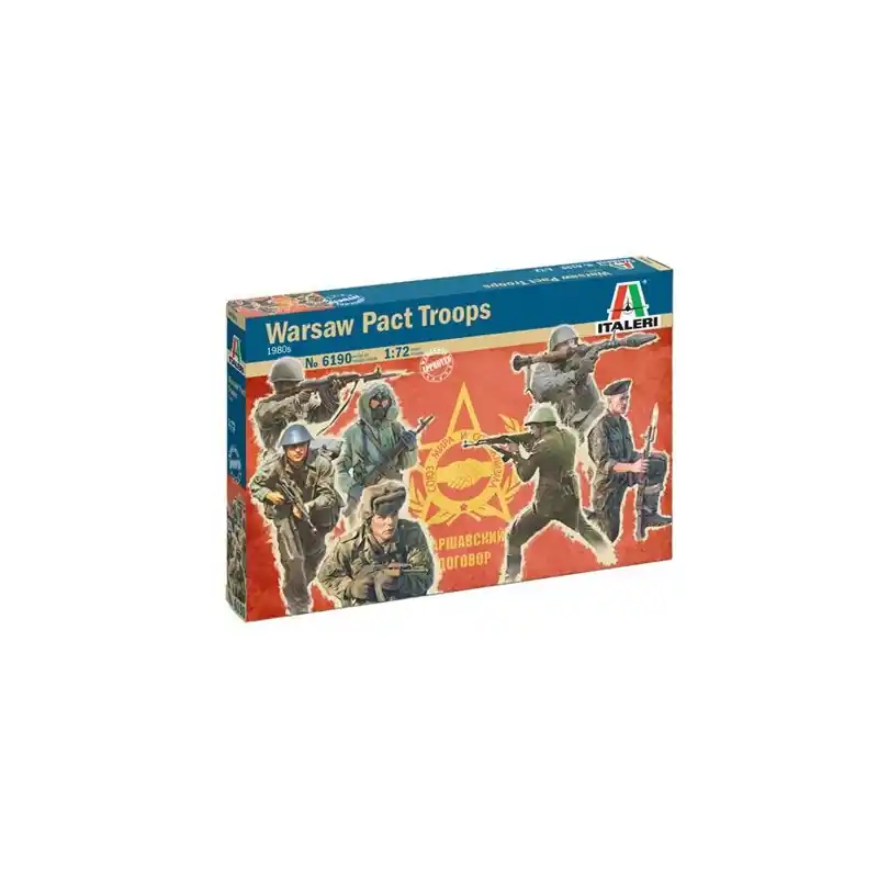 ITALERI 6190 MAQUETTE FIGURINES TROUPES PACTE DE VARSOVIE 1/72 Jusqu'à Épuisement Des Stocks