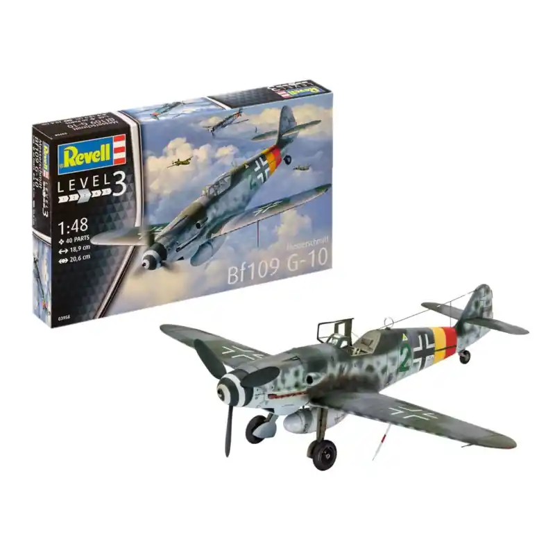 REVELL 03958 MESSERSCHMITT BF109 G-10 MAQUETTE REVELL 1/48 Promotion Saisonnière