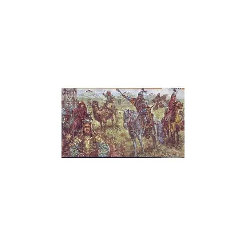 Vente Flash ITALERI 6124 MAQUETTE FIGURINES CAVALERIE MONGOLE 1/72