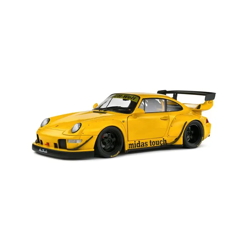 Achat Immédiat SOLIDO 1808504 RWB BODYKIT MIDAS TOUCH YELLOW 2023 1/18