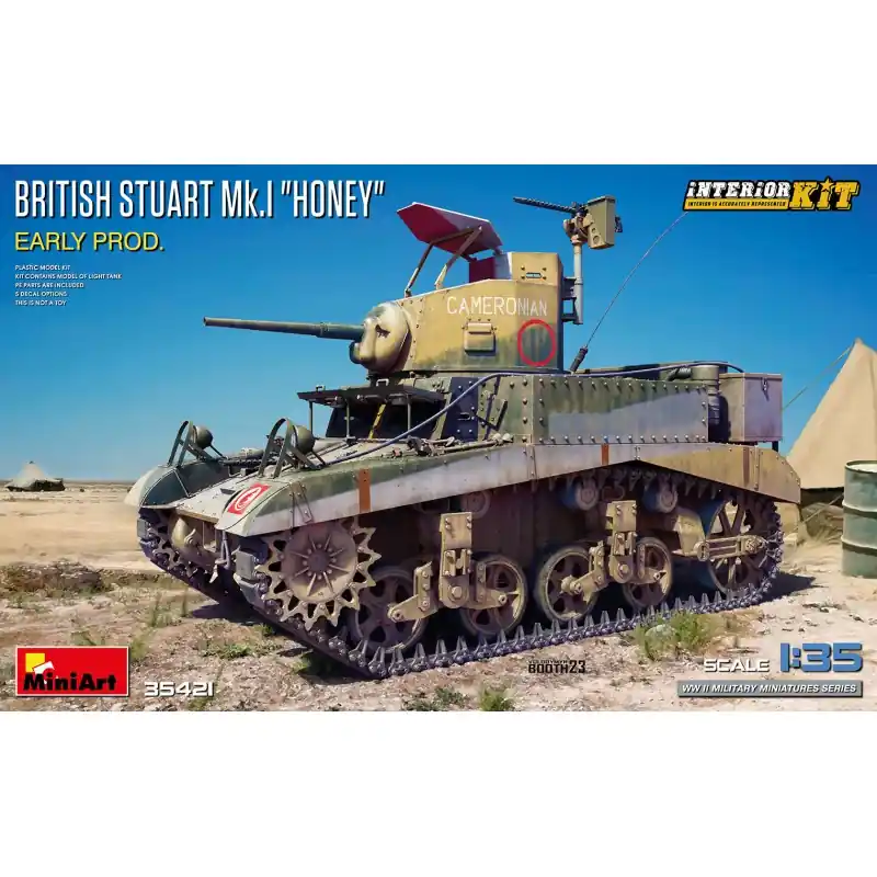 MINIART 35421 MAQUETTE BRITISH STUART MK.I HONEY EARLY PROD. INTERIOR KIT 1/35 Offre Spéciale