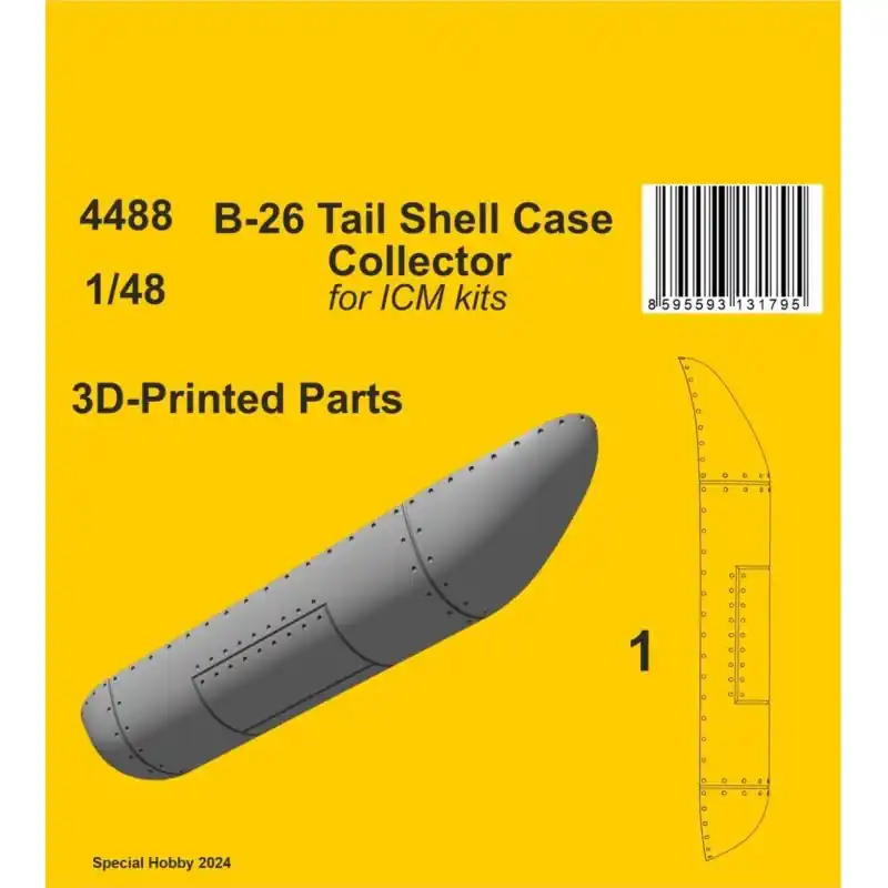 Acheter En Ligne CMK 129-4488 B-26 TAIL SHELL CASE COLLECTOR 1/48 / FOR ICM KIT