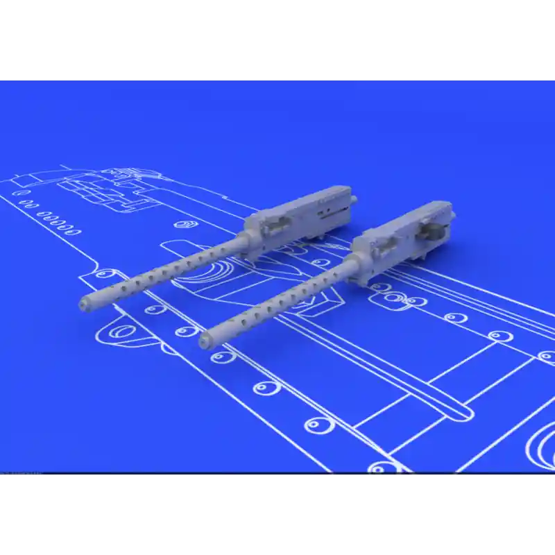 Acheter En Ligne EDUARD 648077 BROWNING M-2 GUNS (2PCS) 1/48