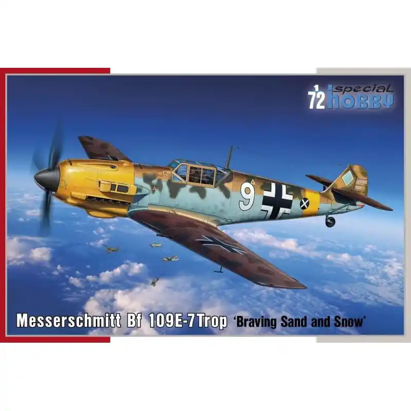 SPECIAL HOBBY 72462 MAQUETTE AVION MESSERSCHMITT BF 109E-7TROP "BRAVING SAND AND SNOW" 1/72 Acheter Direct