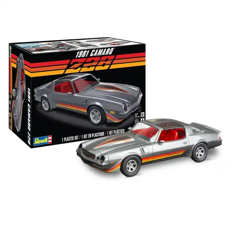 Marque REVELL 14526 1981 CHEVY CAMARO T Z28 MAQUETTE REVELL 1/25