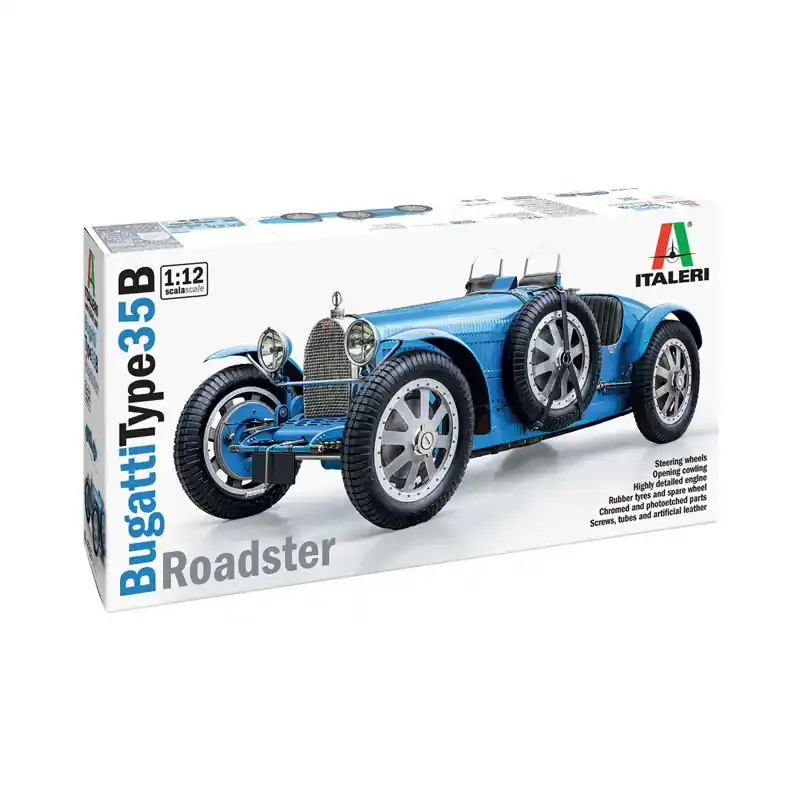 Top Vente ITALERI 4713 MAQUETTE VOITURE BUGATTI TYPE 35B ROADSTER 1/12
