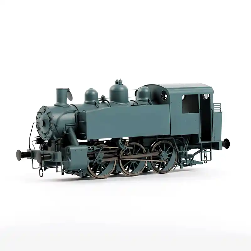 Promotion Saisonnière 030-01 LOCOMOTIVE 030 TU VERSION SANS MARQUAGE EN COULEUR D‘ORIGINE USATC DARK BLUE GREY TRAVERSES DE CHOC ROUGES