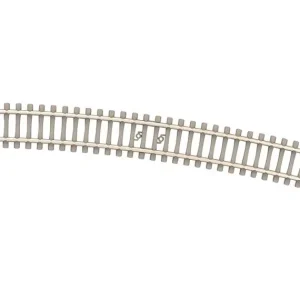 RAIL COURBE AVEC TRAVERSES EN BÉTON, R 6 (526,2 mm) - 15°. Solde