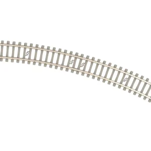 RAIL COURBE AVEC TRAVERSES EN BÉTON, R 2b (295,4 mm) - 30°. Quantité Limitée