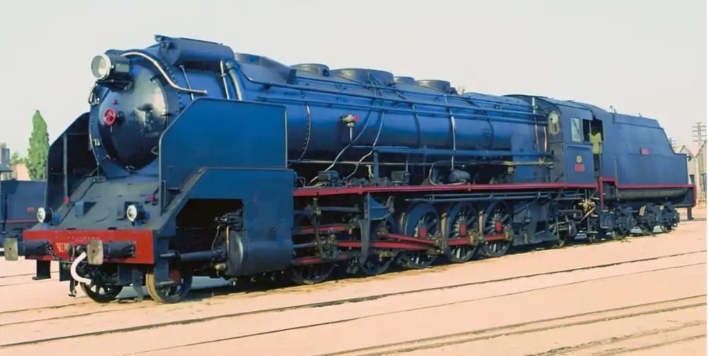 LOCOMOTIVE A VAPEUR 151F-3101 SANTA FE EDITION MUSEE FERROVIAIRE DE VILLANOVA Y LA GELTRU RENFE - (A RESERVER) Offre Exclusive