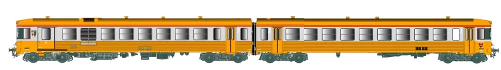 XBD 4790-96 / XRABX 8790-96), ELÉMENT AUTOMOTEUR DIESEL, CONSEIL RÉGIONAL BASSE-NORMANDIE/SNCF - (A RESERVER) Nouvel Arrivage