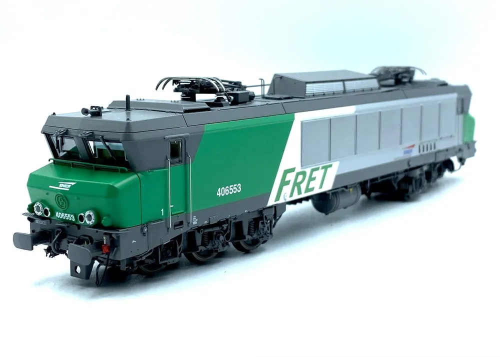 LOCOMOTIVE ELECTRIQUE CC 6553 MAURIENNE, LIVREE FRET, LOGO CASQUETTE DEPOT DE VENISSIEUX SNCF - AC 3 RAILS - (A RESERVER) Achetez Aujourd'hui