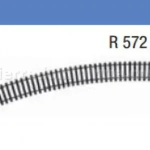 Meilleure Vente 12X RAILS DOUBLE COURBE R4 45° 572mm