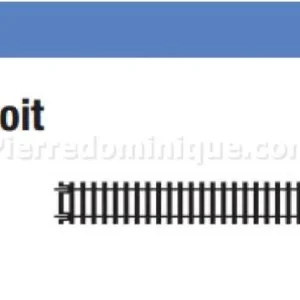 12X DOUBLE RAILS DROITS 335mm Marque