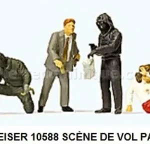 *SOLDES* - SCÈNE DE VOL PAR 6 Paiement Sécurisé