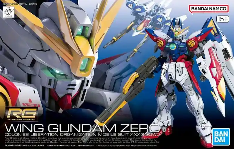NEW! Bandai 69215 Wing Gundam Zero (Real Grade) Expédié Aujourd'hui