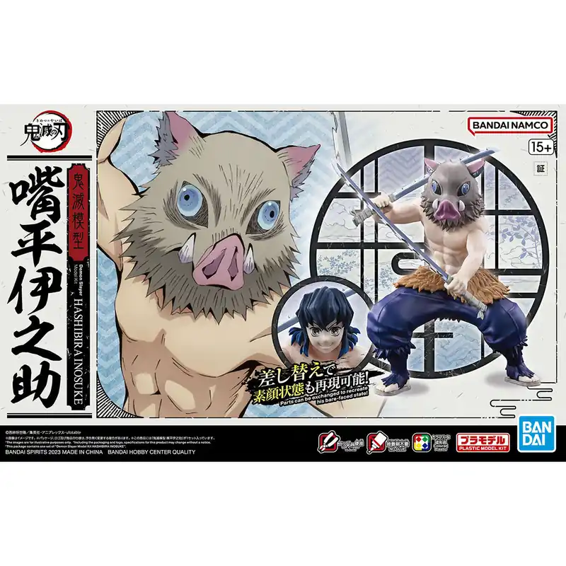 Bandai 65697 Model Kit Demon Slayer Hashibira Inosuke Achat Immédiat