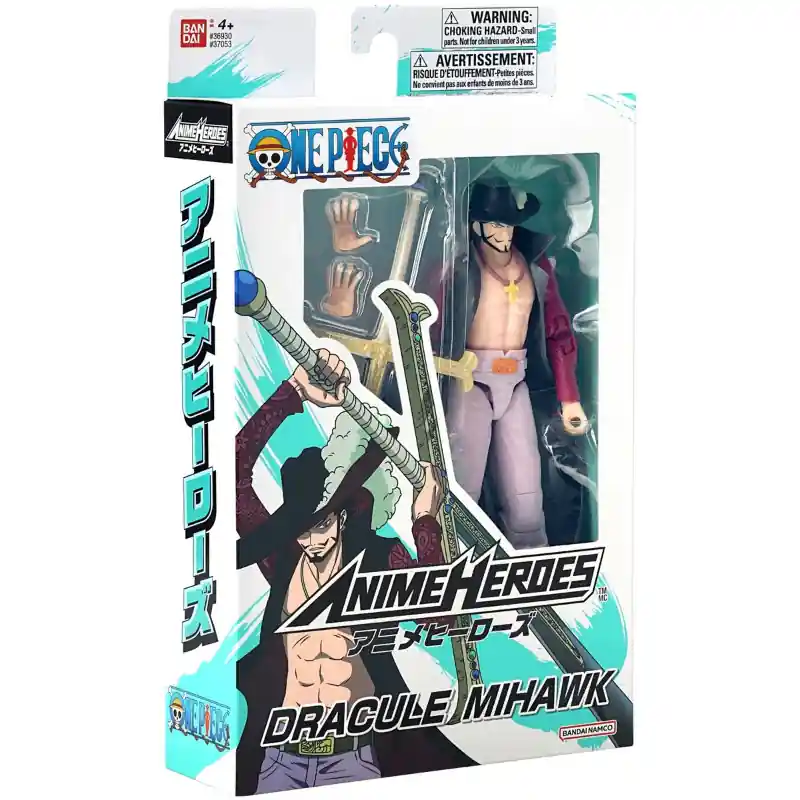 Offre Du Jour NEW! Bandai AH37053 Anime Heroes One Piece Dracule Mihawk