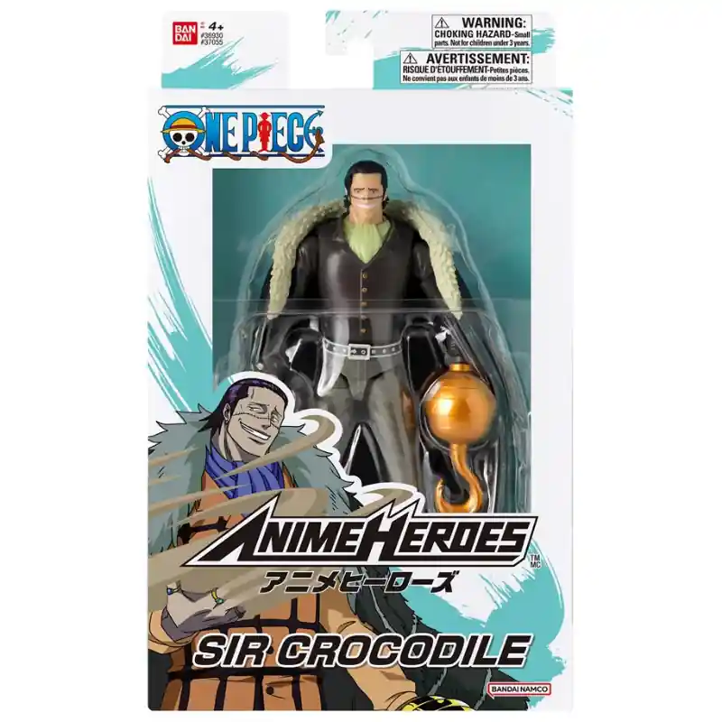NEW! Bandai AH37055 Anime Heroes One Piece Sir Crocodile Dernier Modèle