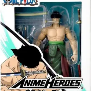 NEW! Bandai AH37052 Anime Heroes One Piece Roronoa Zoro (Three Sword Style) Pas Cher