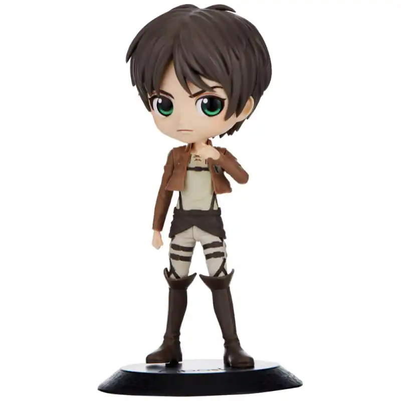 NEW! Bandai BP18528 Q Posket - Attack on Titan Eren Yeager Version B Authentique