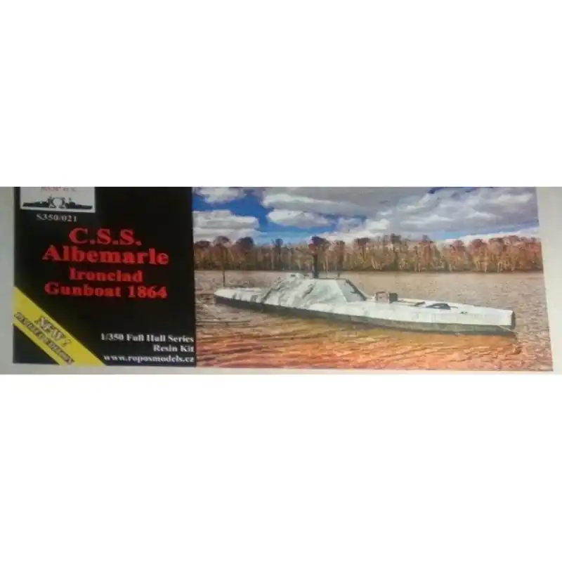Dernière Chance NEW! Ropos Models S350-021 CSS Albemarle - Ironclad Gunboat (1864)