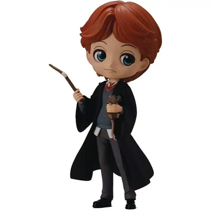 Vente Directe NEW! Bandai BP16650 Q Posket - Harry Potter - Ron Weasley with Scabbers