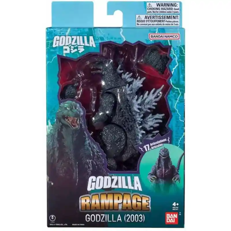 Bon Plan NEW! Bandai 92347 Godzilla Action Figure - Godzilla 2003