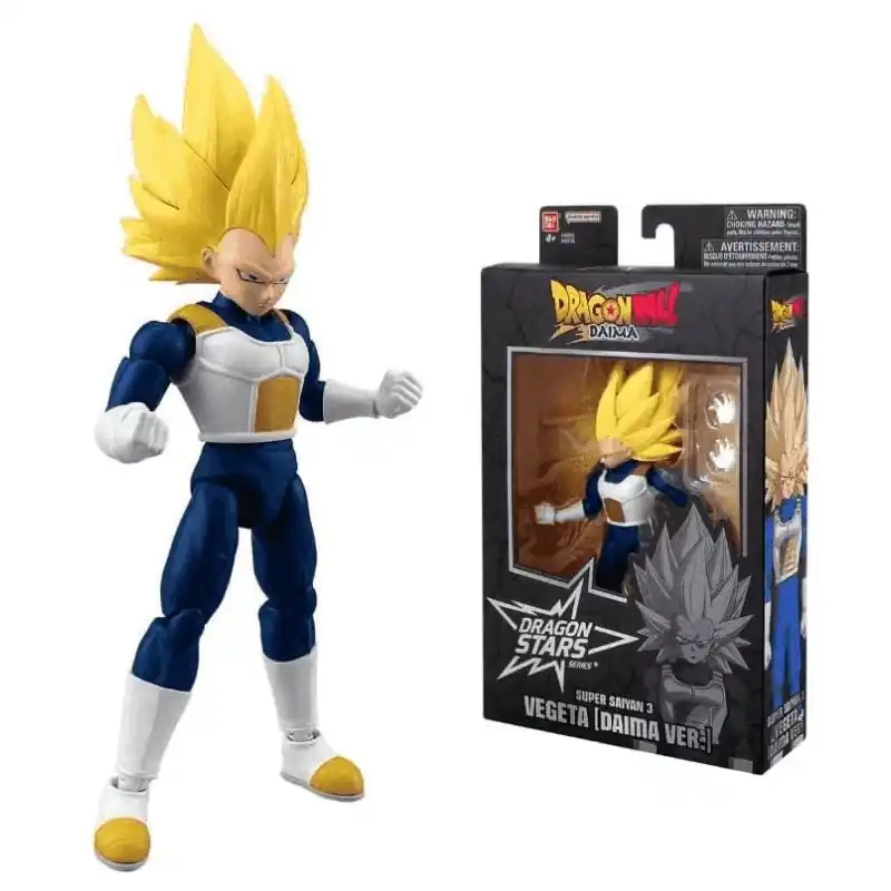 Bon Plan NEW! Bandai DB40738 Dragon Ball Dragon Stars - Super Saiyan 3 Vegeta (Daima Version)