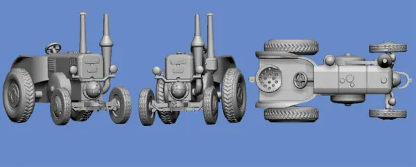 Commande En Gros NEW! Germania-Figuren 48-WW2-0580 Lanz Bulldog 8506