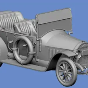 NEW! Germania-Figuren 48-WW1-0004 Gräf & Stift KUK Staff Car Commander Vite