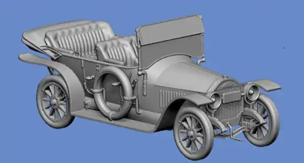 NEW! Germania-Figuren 48-WW1-0004 Gräf & Stift KUK Staff Car Commander Vite