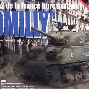 Vente Directe Asuka model 35-037 Sherman M4A2 de la France Libre Portant l‘inscription "Romilly"
