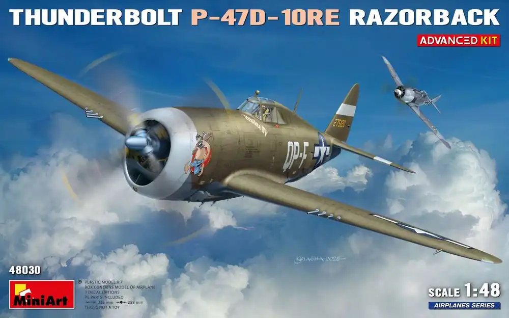 MiniArt 48030 Republic P-47 D-10 RE Thunderbolt Razorback Advanced Kit Dernière Chance