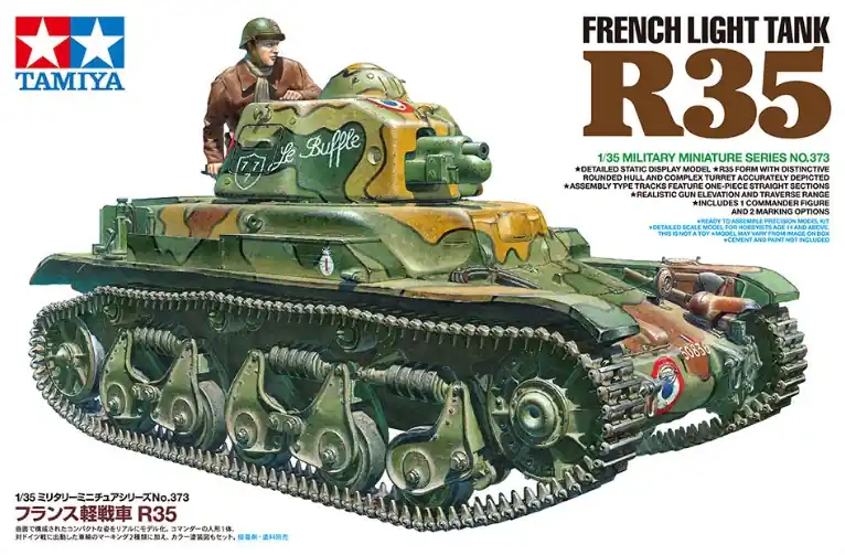 Tamiya 35373 French Light Tank R35 Petit Prix