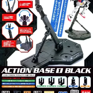 Commande En Gros Bandai Action Base 1 Black (Gundam 58009)