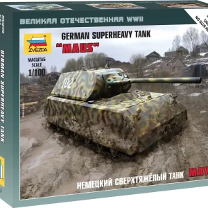 Zvezda 6213 German tank Maus Remise