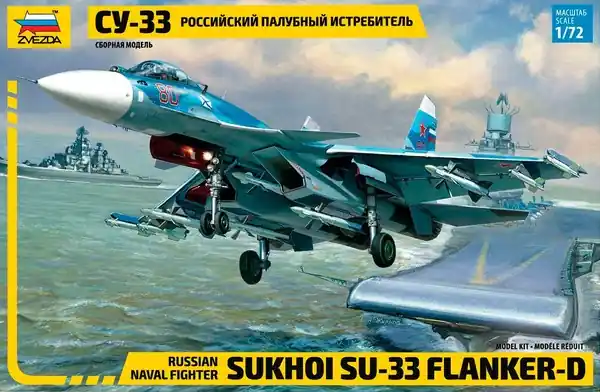 Haute Qualité Zvezda 7297 Su-33 Russian Naval Fighter