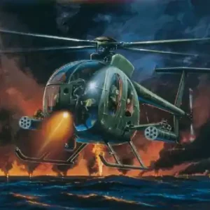 Italeri 0017 Hughes AH-6A Night Fox Seulement Aujourd'hui